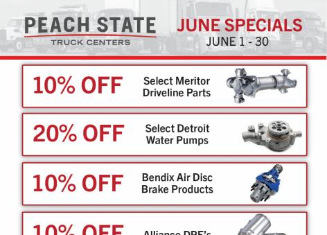 Peach State Trucks Parts Special